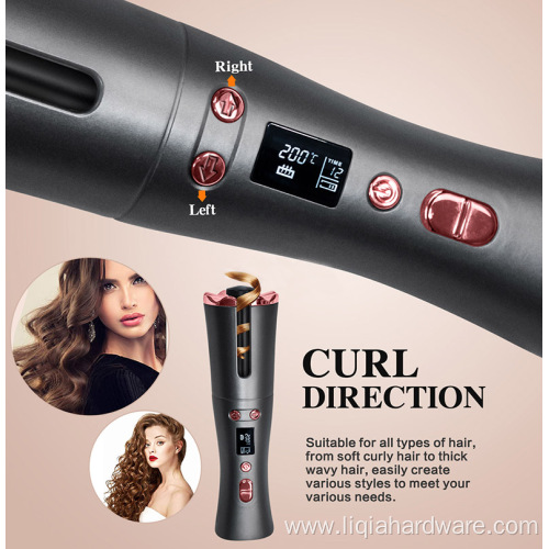 Portable USB Cordless Automatic Hair Curling Iron